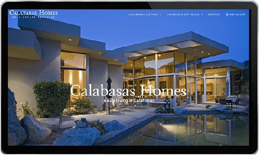 Calabasas Homes realtor website design